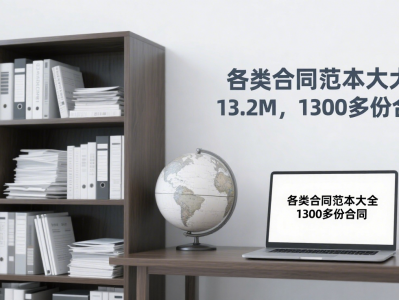 【 价值199 】各类合同范本大全，总共1300多份合同